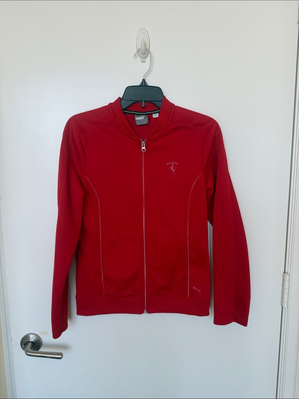 Ferrari Puma Red Full-Zip Track Jacket Medium